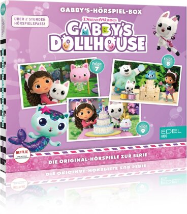 Gabby's Dollhouse - Gabby's Dollhouse Hörspiel-Box, Folge 7-9 (3 CDs)