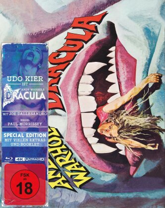 Andy Warhols Dracula (1974) (Cover A, Edizione Speciale Limitata, Mediabook, 4K Ultra HD + 2 Blu-ray)