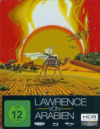 Lawrence von Arabien (1962) (Limited Edition, Steelbook, 2 4K Ultra HDs + 2 Blu-rays)