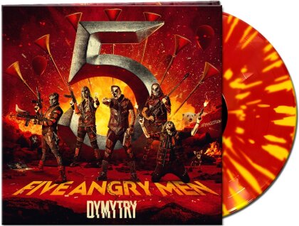 Dymytry - Five Angry Men (Limited Edition, Red Yellow Splatter Vinyl, LP)