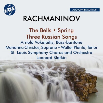 Sergej Rachmaninoff (1873-1943), Leonard Slatkin & St. Louis Symphony Orchestra - The Bells - Spring - Three Russian Songs (Audiophile Edition)