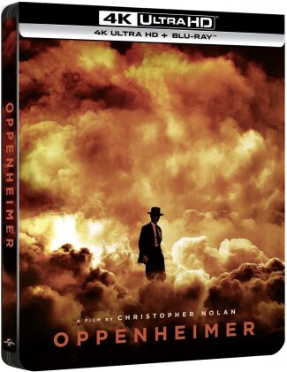Oppenheimer (2023) (Cover 1, Édition Limitée, Steelbook, 4K Ultra HD + 2 Blu-ray)