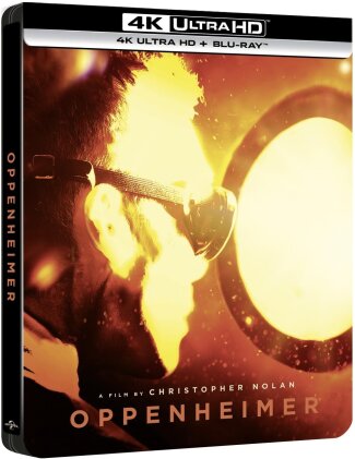 Oppenheimer (2023) (Cover 2, Limited Edition, Steelbook, 4K Ultra HD + 2 Blu-rays)
