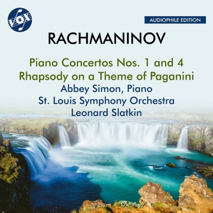 Sergej Rachmaninoff (1873-1943), Leonard Slatkin, Abbey Simon & St. Louis Symphony Orchestra - Piano Concertos Nos.1 & 4 - Rhapsody on a Theme of