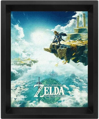 The Legend Of Zelda: Tears Of The Kingdom: Hyrule Skies - Framed 3d Lenticular Poster