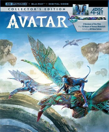 Avatar (2009) (Extended Collector's Edition, Cinema Version, Special Edition, 4K Ultra HD + 3 Blu-rays)