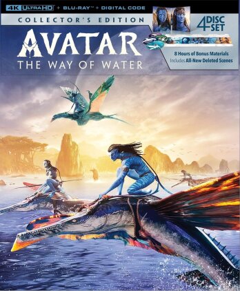 Avatar: The Way of Water - Avatar 2 (2022) (Collector's Edition, 4K Ultra HD + 3 Blu-rays)