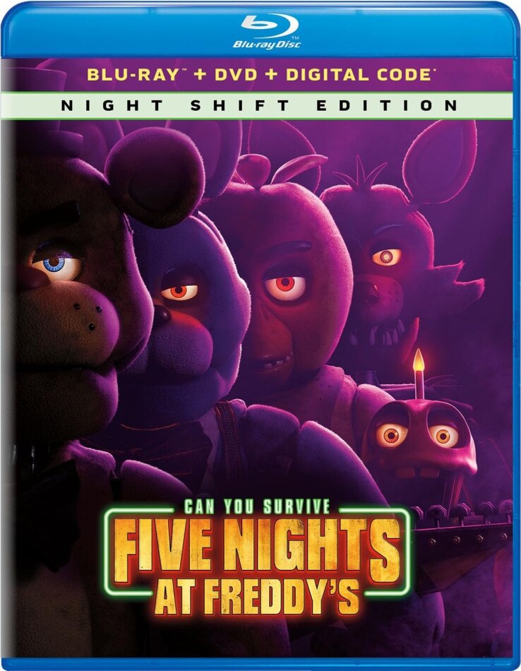 Five Nights at Freddy's (2023) (Night Shift Edition, Blu-ray + DVD)