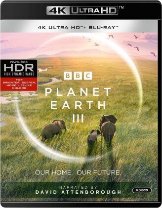 Planet Earth 3 - TV Mini Series (BBC Earth, 3 4K Ultra HDs + 3 Blu-rays)