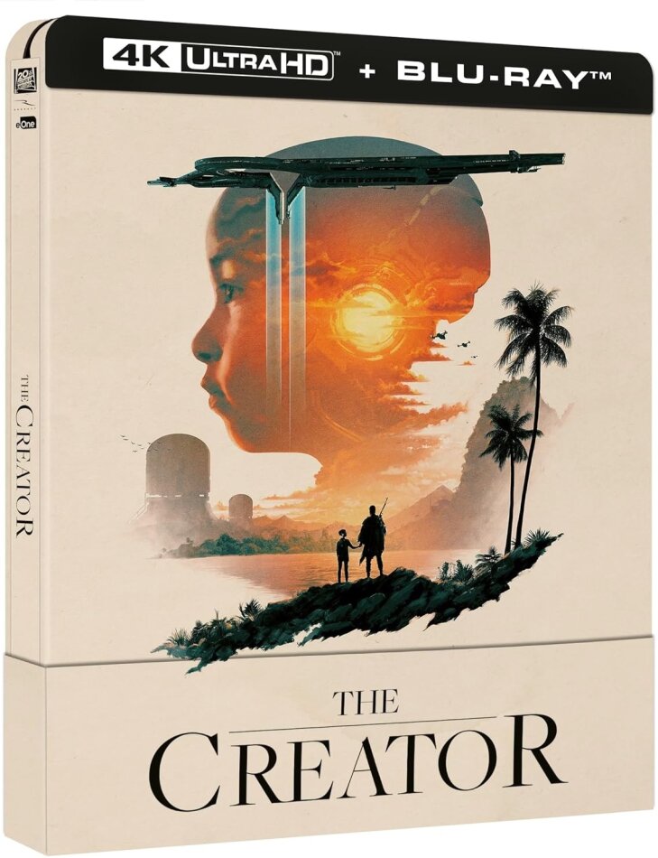 The Creator (2023) (Limited Edition, Steelbook, 4K Ultra HD + Blu-ray) 