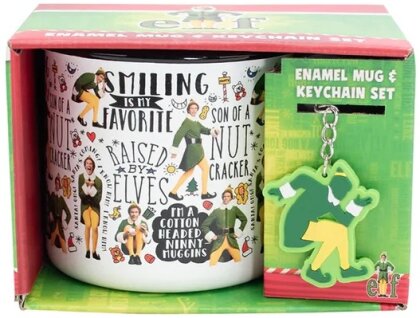 Elf - Enamel Mug & Keyring Gift Set