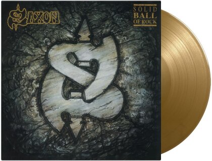 Saxon - Solid Ball Of Rock (2024 Reissue, Music On Vinyl, Limited to 1000 Copies, Numbered, Gold Vinyl, LP)