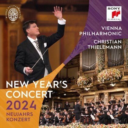 Wiener Philharmoniker & Christian Thielemann - Neujahrskonzert 2024 / New Year's Concert 2024 (French/English Booklet, 2 CD)