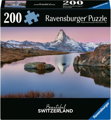 Puzzle Stellisee Matterhorn - Beautiful Switzerland, 200