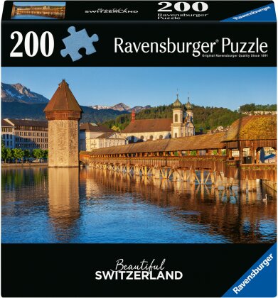 Puzzle Kapellbrücke - Beautiful Switzerland, 200