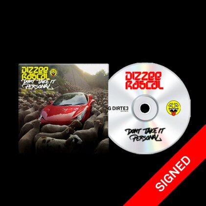 Dizzee Rascal - Don't Take It Personal (Signed Postcard, Deluxe Edition, Limited Edition)