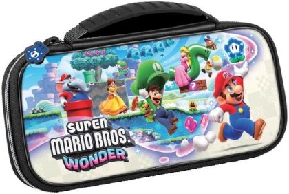 Pochette de transport deluxe Game Traveler Super Mario Wonder pour Nintendo Switch - Switch lite et Switch OLED
