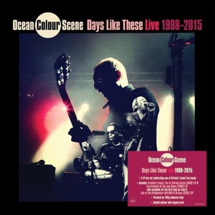 Ocean Colour Scene - Days Like These: Live 1998-2015 (Autographed Print, Limited Edition, 4 LPs)