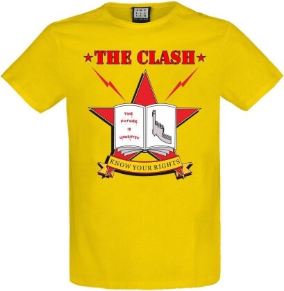 The Clash: Know Your Rights - Amplified Vintage T-Shirt