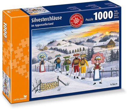 Silvesterchläuse im Appenzellerland - Puzzle