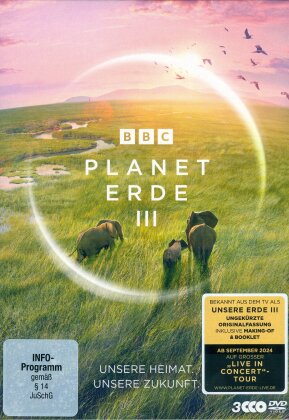 Planet Erde 3 - Unsere Heimat. Unsere Zukunft. (BBC, Schuber, Uncut, 3 DVDs)