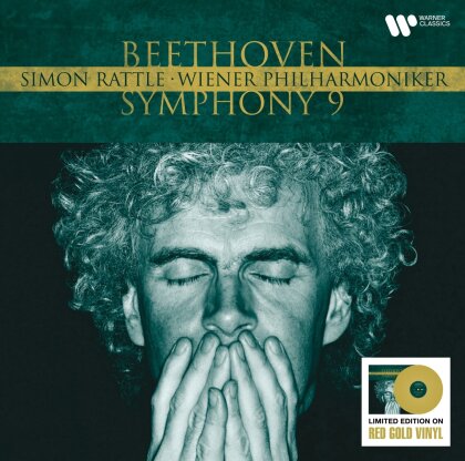 Ludwig van Beethoven (1770-1827), Sir Simon Rattle & Wiener Philharmoniker - Symphony No. 9 (Limited Edition, Red-gold Vinyl, 2 LPs)