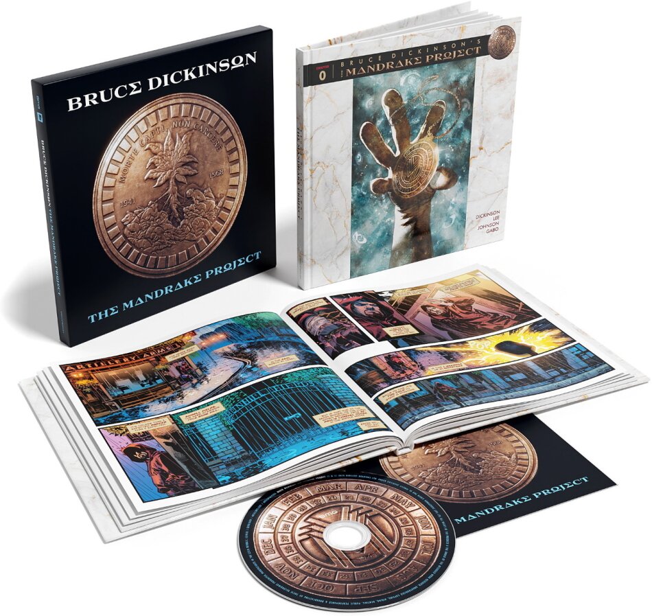 Bruce Dickinson (Iron Maiden) - The Mandrake Project (Super Deluxe Bookpack Edition, CD + Book)