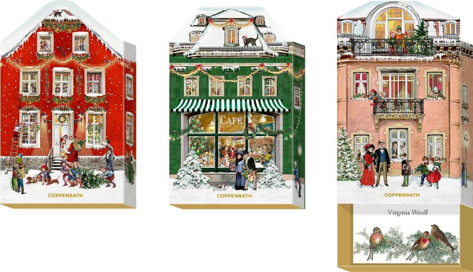 Adventskalender-Schachtel - Mein kleines Weihnachtshaus