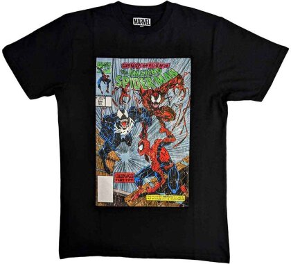 Marvel Comics Unisex T-Shirt - Venom & Carnage Vintage (Black)