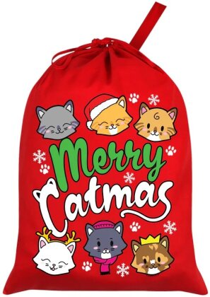 Merry Catmas - Santa Sack