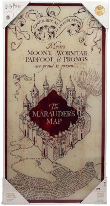Cadre en verre - Harry Potter - La carte du Maraudeur