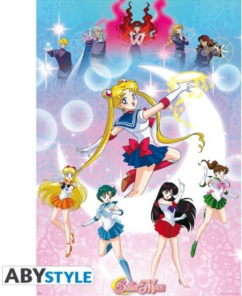 Poster - Moonlight Power - Sailor Moon - Roulé & filmé - 91.5 x 61 cm