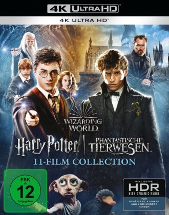 Harry Potter / Phantastische Tierwesen - Wizarding World - 11-Film Collection (Neuauflage, 11 4K Ultra HDs)