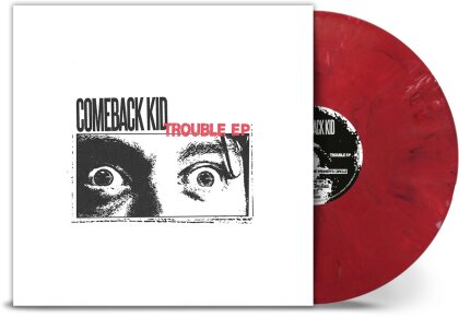 Comeback Kid - TROUBLE (Limited Edition, Marble White Black/Trans Red Vinyl, LP)