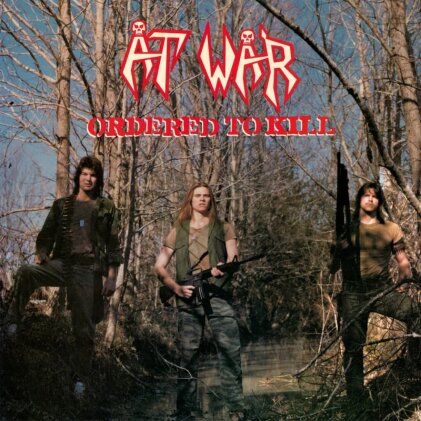 At War - Ordered To Kill (2024 Reissue, High Roller Records, Camouflage Splatter Vinyl, LP)