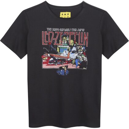Led Zeppelin: The Song Remains The Same - Amplified Vintage Charcoal Kids T-Shirt 5/6 Years
