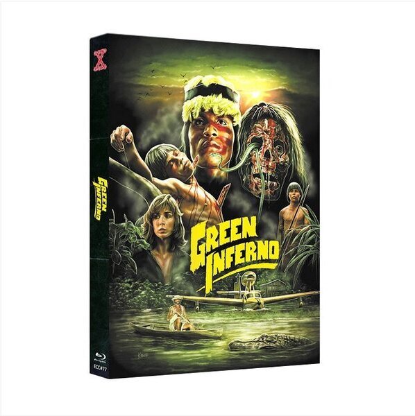 Green Inferno (1988) Cover B, Édition Limitée, Mediabook, 2 Blu-ray