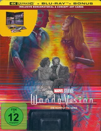 WandaVision - Die komplette Serie (Limited Collector's Edition, Steelbook, 2 4K Ultra HDs + 2 Blu-rays)