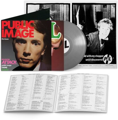 Public Image Limited (PIL) - First Issue (2023 Reissue, Light In The Attic, Silver Colored Vinyl, LP)