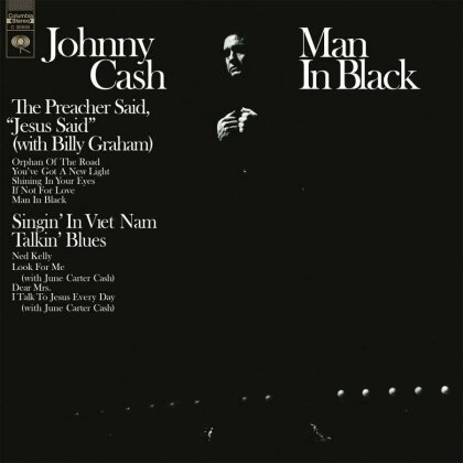Johnny Cash - Man In Black (2024 Reissue, Music On Vinyl, Numbered, limited to 2500 Copies, Crystal Clear Vinyl, LP)