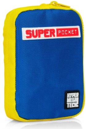 Blaze Evercade HMT Super Pocket Fabric Case (Capcom) Blue/Yellow