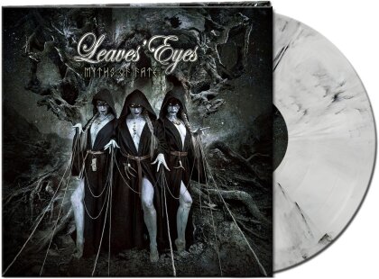 Leaves' Eyes - Myths of Fate (Gatefold, Limited Edition, White/Black Marbled Vinyl, LP)