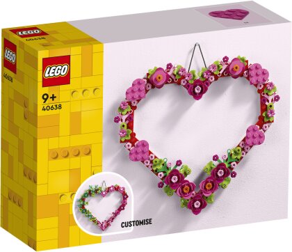 Herz-Deko - Lego, 254 Teile,