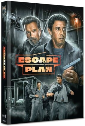 Escape Plan (2013) (Cover A, Édition Limitée, Mediabook, Blu-ray + DVD)