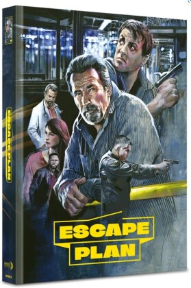 Escape Plan (2013) (Cover B, Edizione Limitata, Mediabook, Blu-ray + DVD)