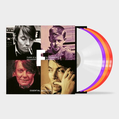 Fabrizio De André - Tu Che M'ascolti Insegnami (2024 Reissue, 192 Khz, White/Purple/Orange/Red Vinyl, 4 LPs)