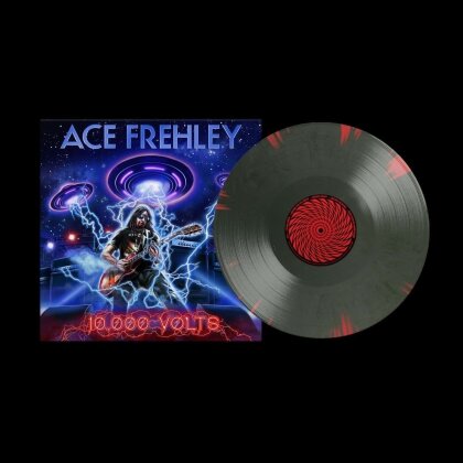 Ace Frehley (Ex-Kiss) - 10'000 Volts (Gatefold, Édition Limitée, Edge Only Splatter - Metal Gym Locker - Red Splatter, LP)