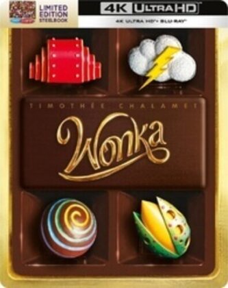 Wonka (2023) (Édition Limitée, Steelbook, 4K Ultra HD + Blu-ray)