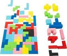 Holzpuzzle geometrische Formen