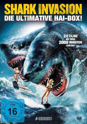 Shark Invasion - Die ultimative Hai-Box! - 24 Filme (8 DVD)